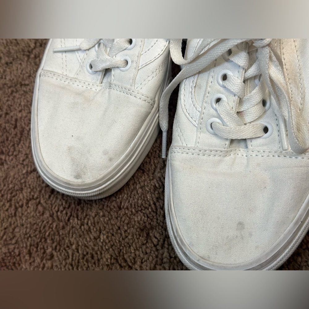 Vans Women's Old Skool shite - Picture 4 of 9